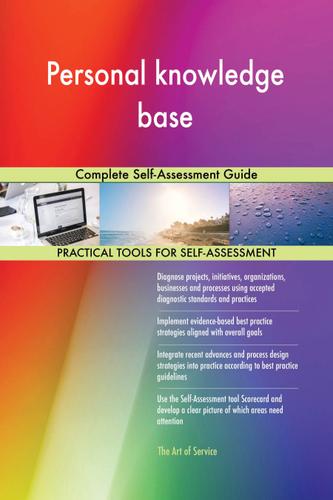 Cover image for Personal knowledge base Complete Self-Assessment Guide