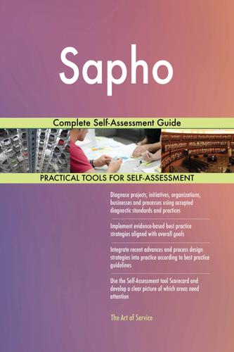 Cover image for Sapho Complete Self-Assessment Guide