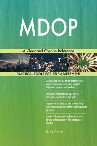 Cover image for MDOP A Clear and Concise Reference