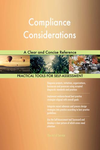 Cover image for Compliance Considerations A Clear and Concise Reference