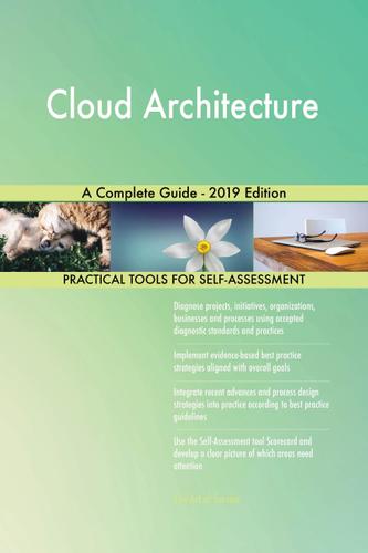Cover image for Cloud Architecture A Complete Guide - 2019 Edition