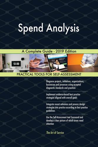Cover image for Spend Analysis A Complete Guide - 2019 Edition