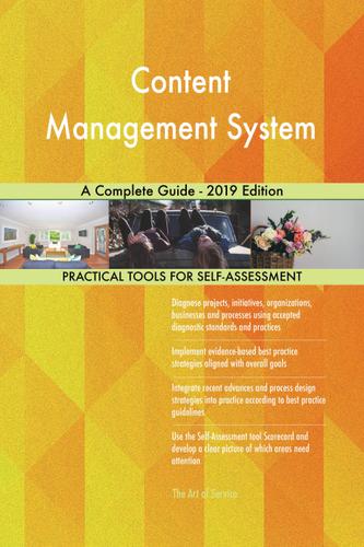 Cover image for Content Management System A Complete Guide - 2019 Edition