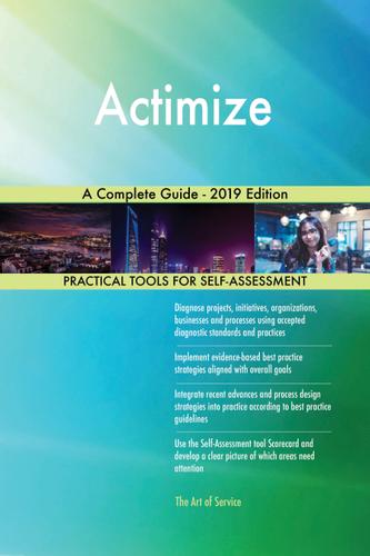 Cover image for Actimize A Complete Guide - 2019 Edition