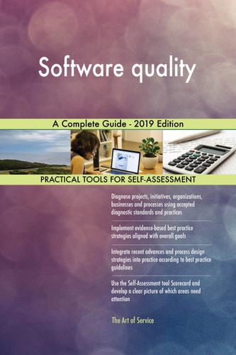 Cover image for Software quality A Complete Guide - 2019 Edition