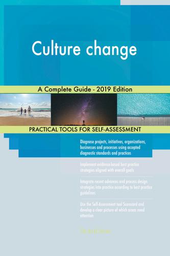 Cover image for Culture change A Complete Guide - 2019 Edition