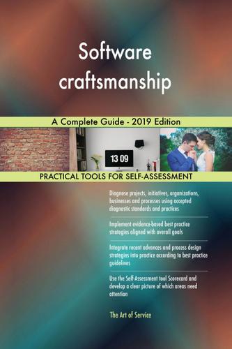 Cover image for Software craftsmanship A Complete Guide - 2019 Edition