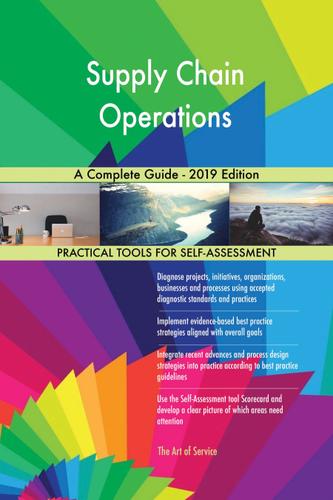 Cover image for Supply Chain Operations A Complete Guide - 2019 Edition