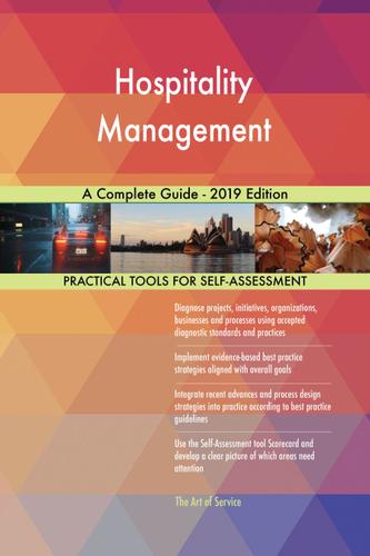 Cover image for Hospitality Management A Complete Guide - 2019 Edition