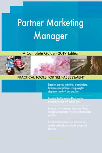 Cover image for Partner Marketing Manager A Complete Guide - 2019 Edition