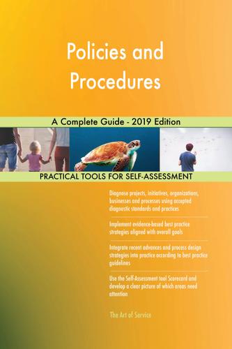 Cover image for Policies and Procedures A Complete Guide - 2019 Edition