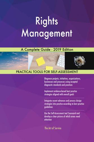 Cover image for Rights Management A Complete Guide - 2019 Edition