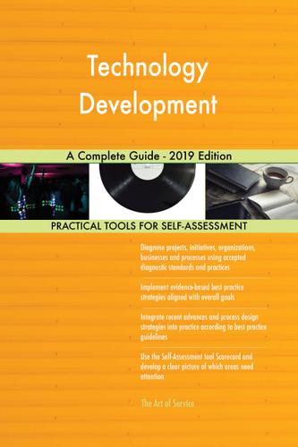Cover image for Technology Development A Complete Guide - 2019 Edition