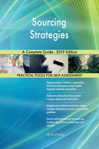 Cover image for Sourcing Strategies A Complete Guide - 2019 Edition