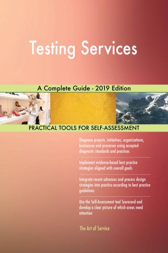Cover image for Testing Services A Complete Guide - 2019 Edition