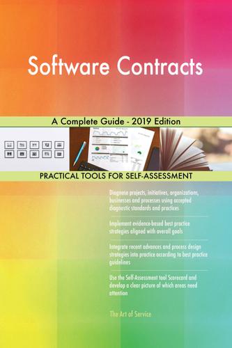 Cover image for Software Contracts A Complete Guide - 2019 Edition