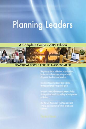 Cover image for Planning Leaders A Complete Guide - 2019 Edition