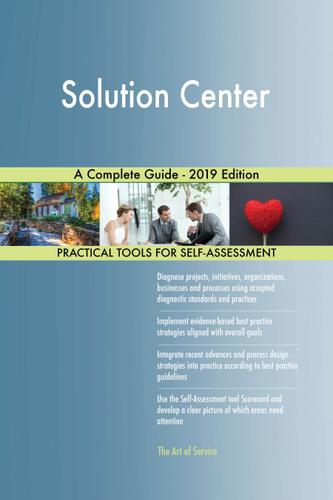 Cover image for Solution Center A Complete Guide - 2019 Edition