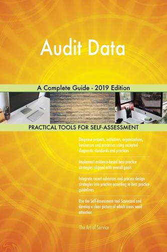 Cover image for Audit Data A Complete Guide - 2019 Edition