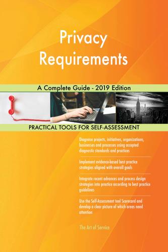 Cover image for Privacy Requirements A Complete Guide - 2019 Edition