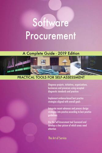 Cover image for Software Procurement A Complete Guide - 2019 Edition