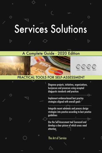 Cover image for Services Solutions A Complete Guide - 2020 Edition