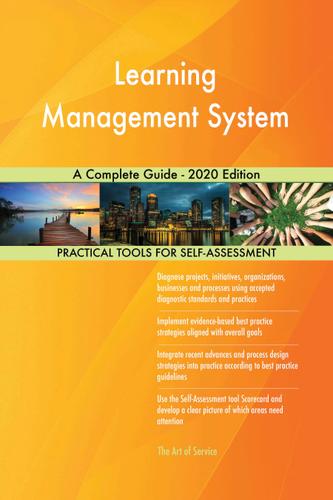 Cover image for Learning Management System A Complete Guide - 2020 Edition