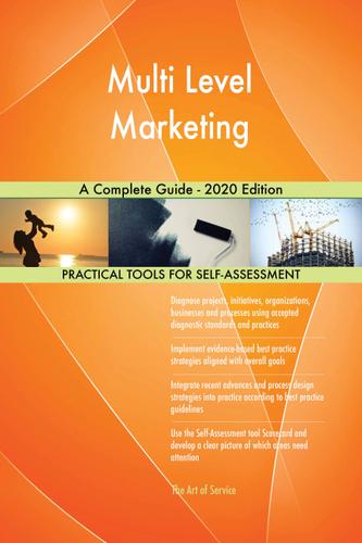 Cover image for Multi Level Marketing A Complete Guide - 2020 Edition