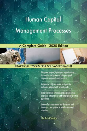 Cover image for Human Capital Management Processes A Complete Guide - 2020 Edition