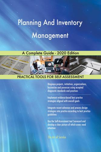 Cover image for Planning And Inventory Management A Complete Guide - 2020 Edition