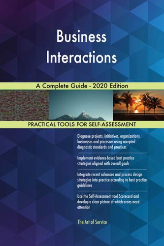 Cover image for Business Interactions A Complete Guide - 2020 Edition