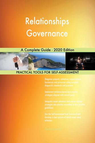 Cover image for Relationships Governance A Complete Guide - 2020 Edition