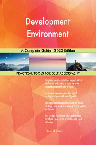 Cover image for Development Environment A Complete Guide - 2020 Edition
