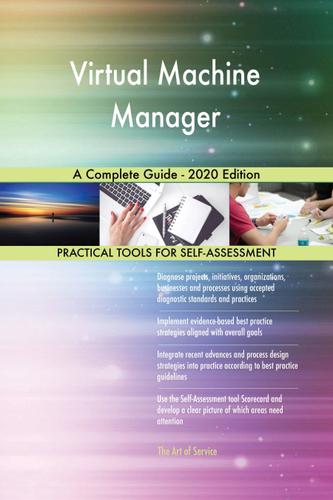 Cover image for Virtual Machine Manager A Complete Guide - 2020 Edition