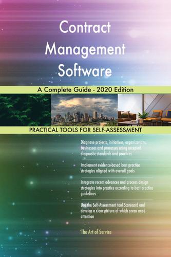 Cover image for Contract Management Software A Complete Guide - 2020 Edition