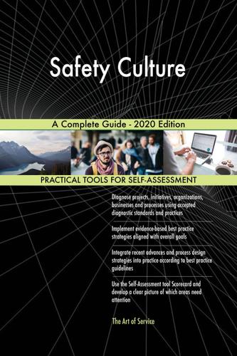 Cover image for Safety Culture A Complete Guide - 2020 Edition