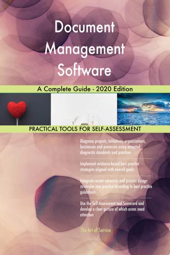 Cover image for Document Management Software A Complete Guide - 2020 Edition