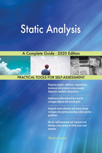 Cover image for Static Analysis A Complete Guide - 2020 Edition