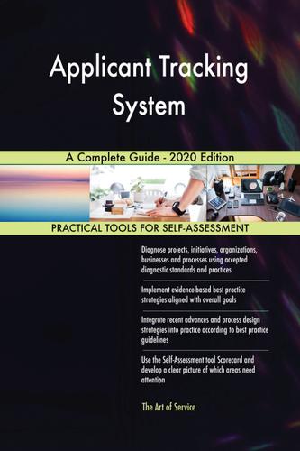 Cover image for Applicant Tracking System A Complete Guide - 2020 Edition