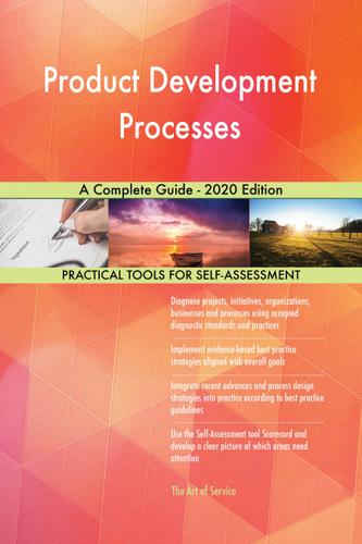 Cover image for Product Development Processes A Complete Guide - 2020 Edition