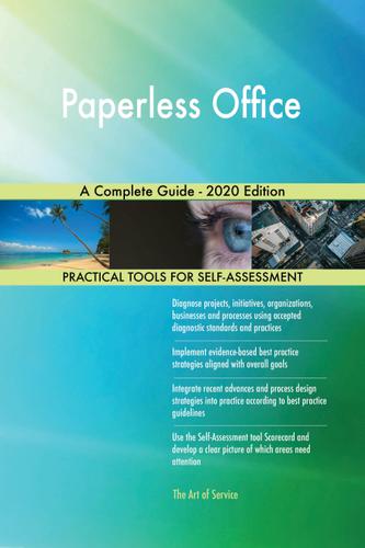Cover image for Paperless Office A Complete Guide - 2020 Edition