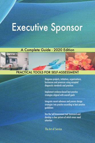 Cover image for Executive Sponsor A Complete Guide - 2020 Edition