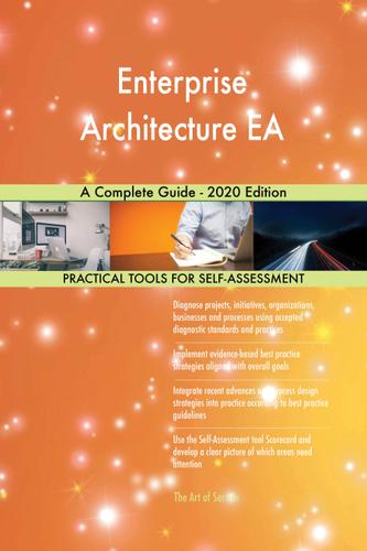 Cover image for Enterprise Architecture EA A Complete Guide - 2020 Edition