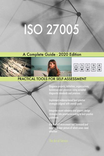 Cover image for ISO 27005 A Complete Guide - 2020 Edition