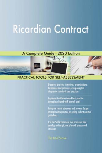 Cover image for Ricardian Contract A Complete Guide - 2020 Edition