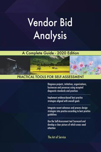 Cover image for Vendor Bid Analysis A Complete Guide - 2020 Edition