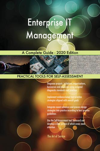 Cover image for Enterprise IT Management A Complete Guide - 2020 Edition