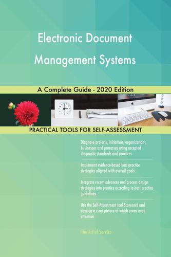 Cover image for Electronic Document Management Systems A Complete Guide - 2020 Edition