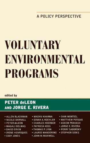 Cover image for Voluntary Environmental Programs