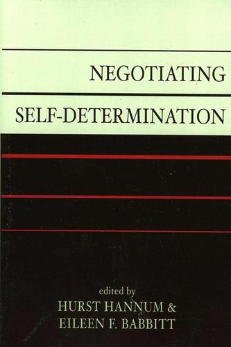 Cover image for Negotiating Self-Determination